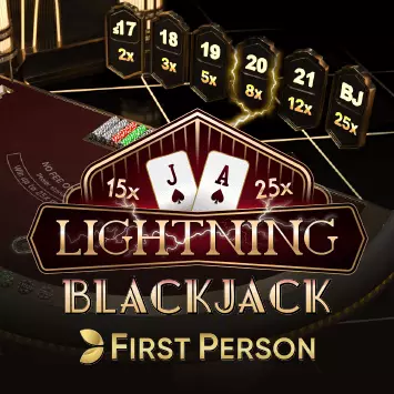First Person Lightning Blackjack